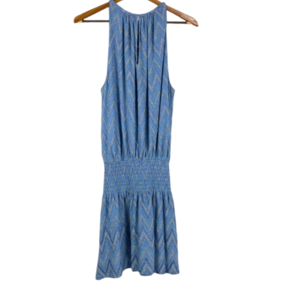 NWT Ramy Brook Lurex Paris Sleeveless Mini Dress. Size Medium - Picture 6 of 9